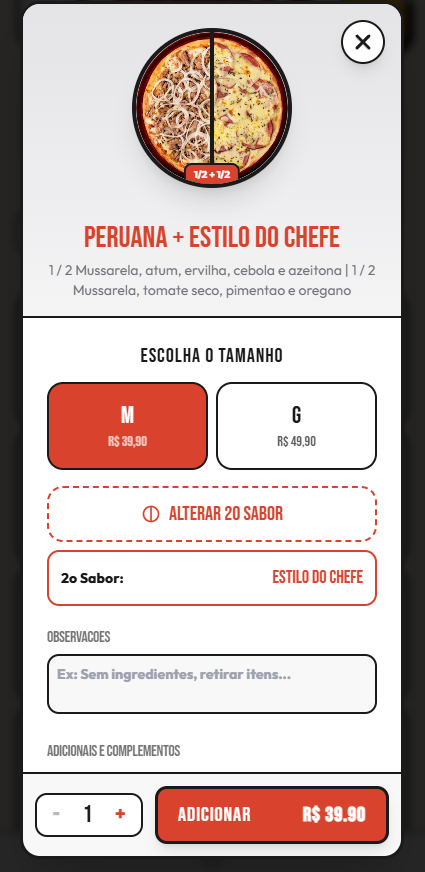 Customizacao Meio-a-Meio